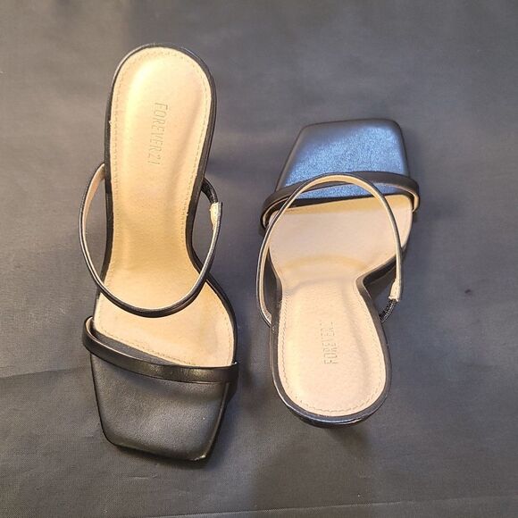 FOREVER 21 HIGH HEELS SLIPPERS WOMEN'S SANDALS G1 - Picture 6 of 16